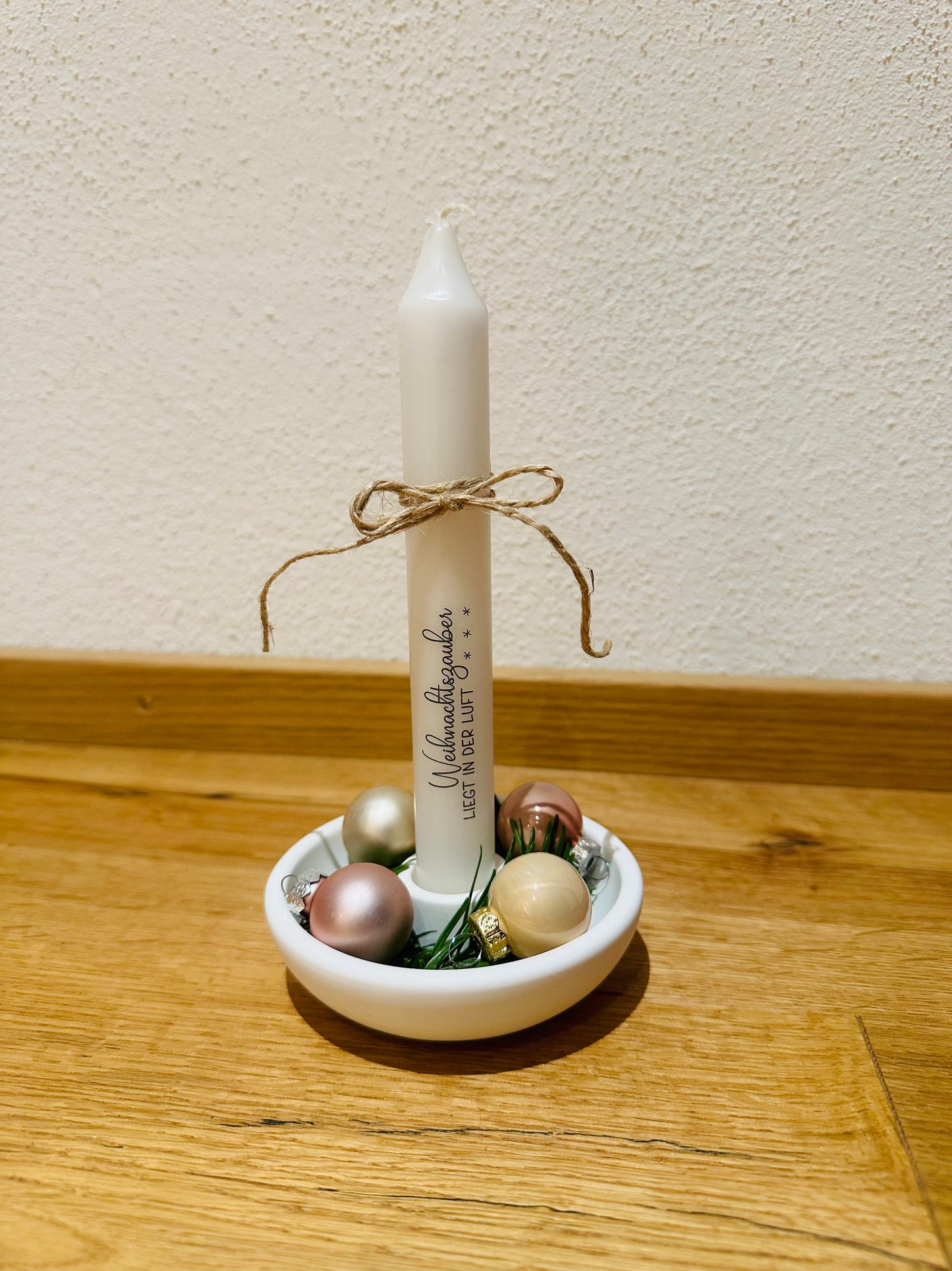 Stabkerzenhalter rund Ablage Unterteller