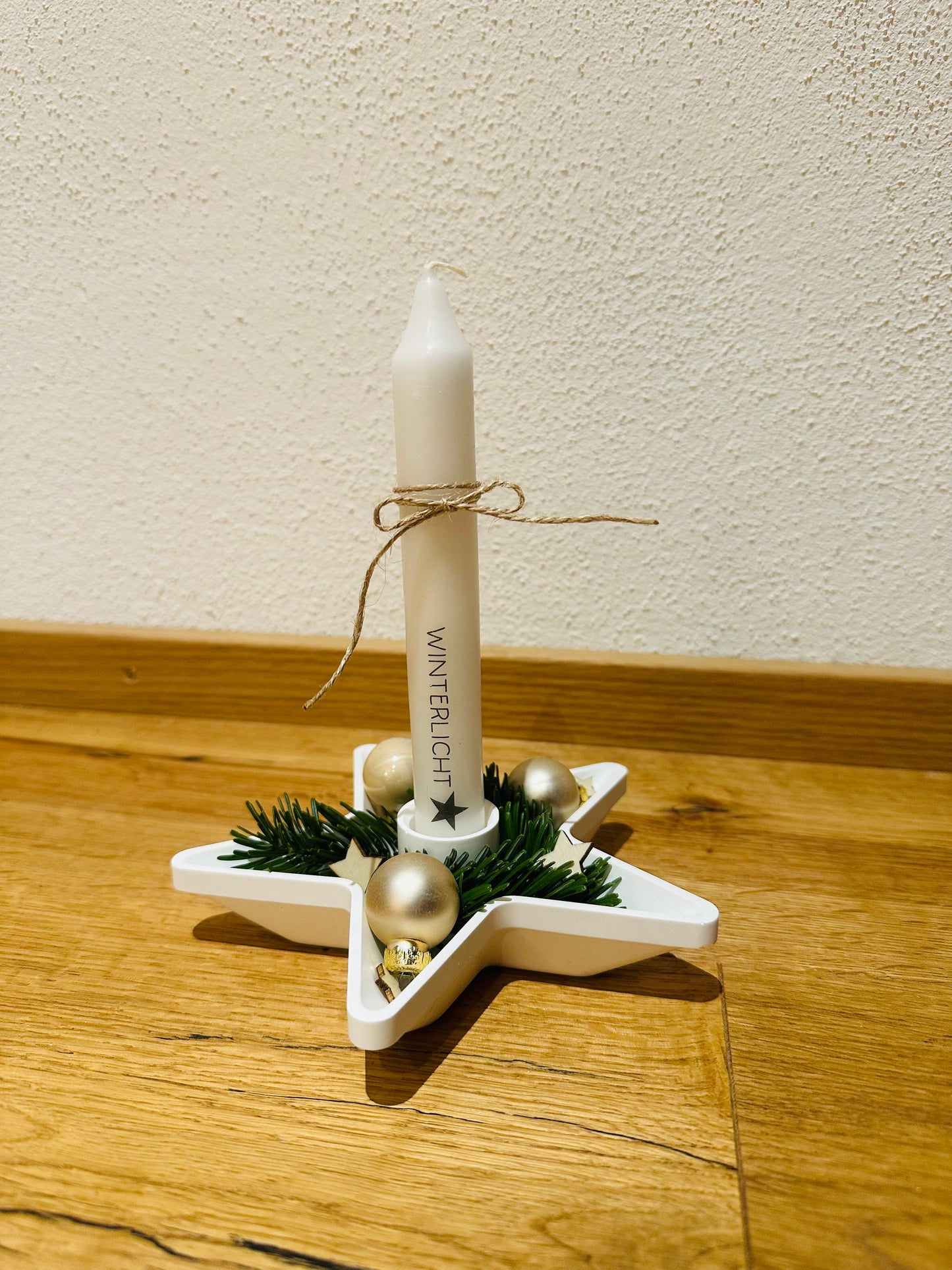 Stabkerzenhalter Stern