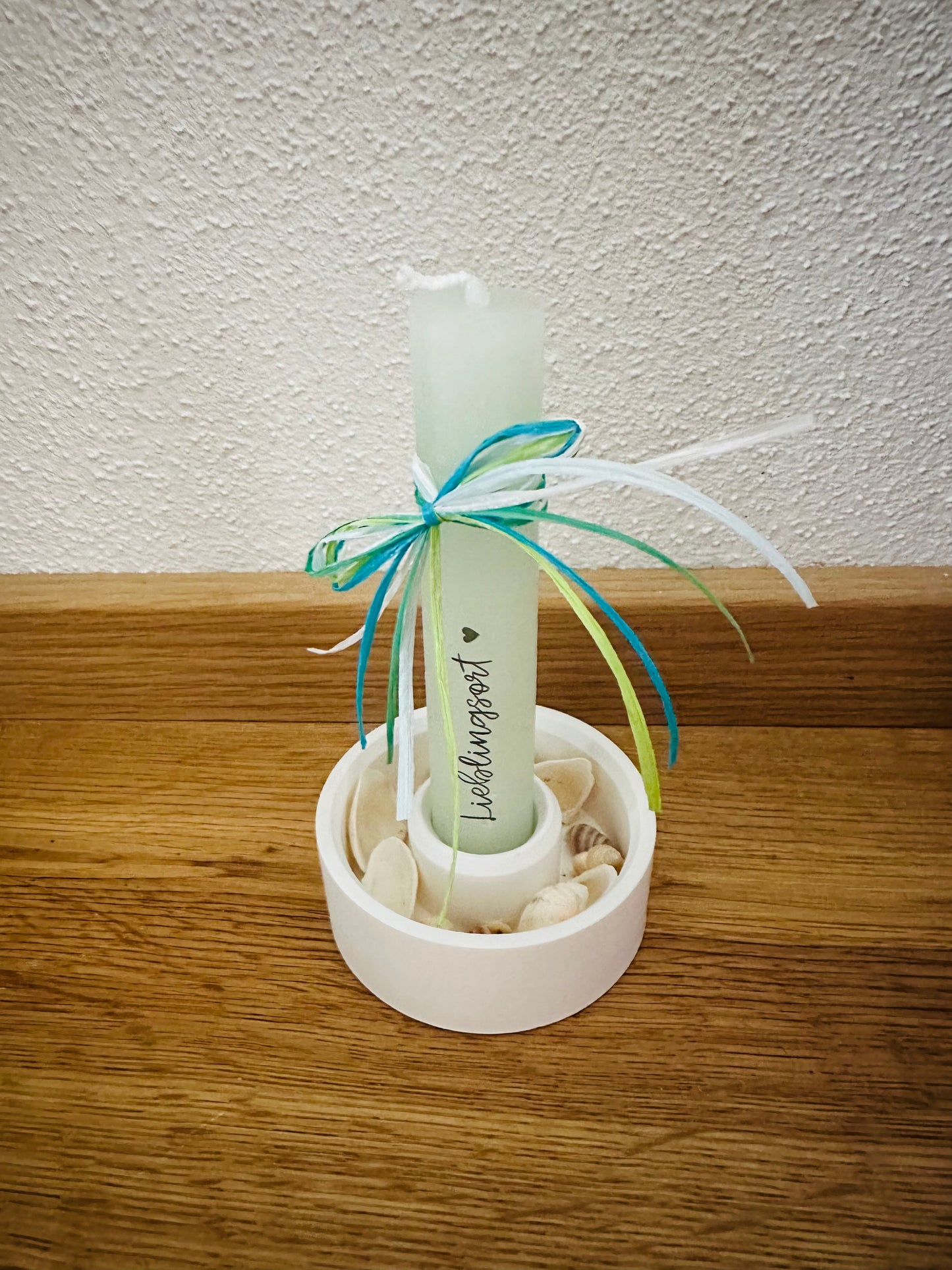 Stabkerzenhalter Ablage rund klein