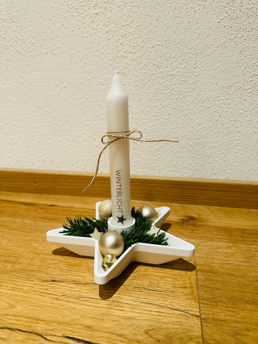 Stabkerzenhalter Stern