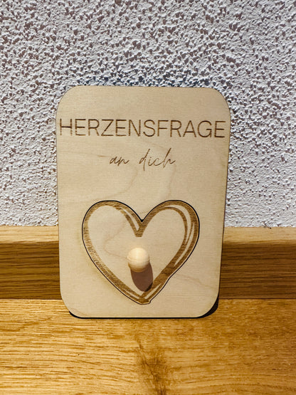 Holzkarte Patentante