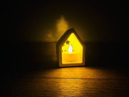 Teelichthalter Lichterhaus Stern
