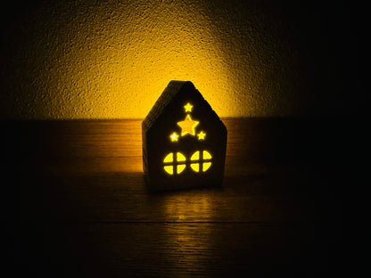 Teelichthalter Lichterhaus Stern