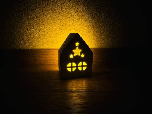 Teelichthalter Lichterhaus Stern