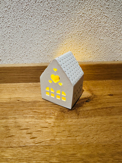 Teelichthalter Lichterhaus Herz