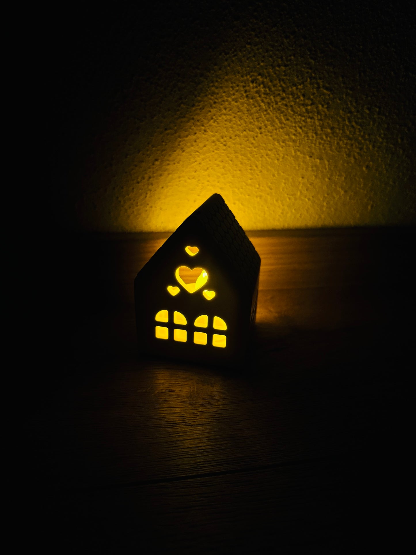 Teelichthalter Lichterhaus Herz