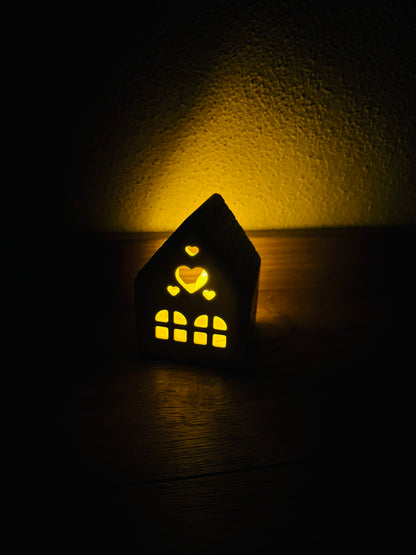 Teelichthalter Lichterhaus Herz